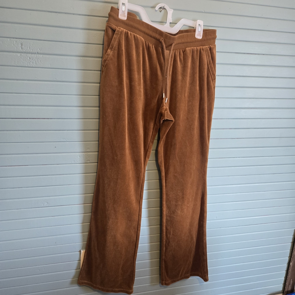 Brown Velour Lounge Pants